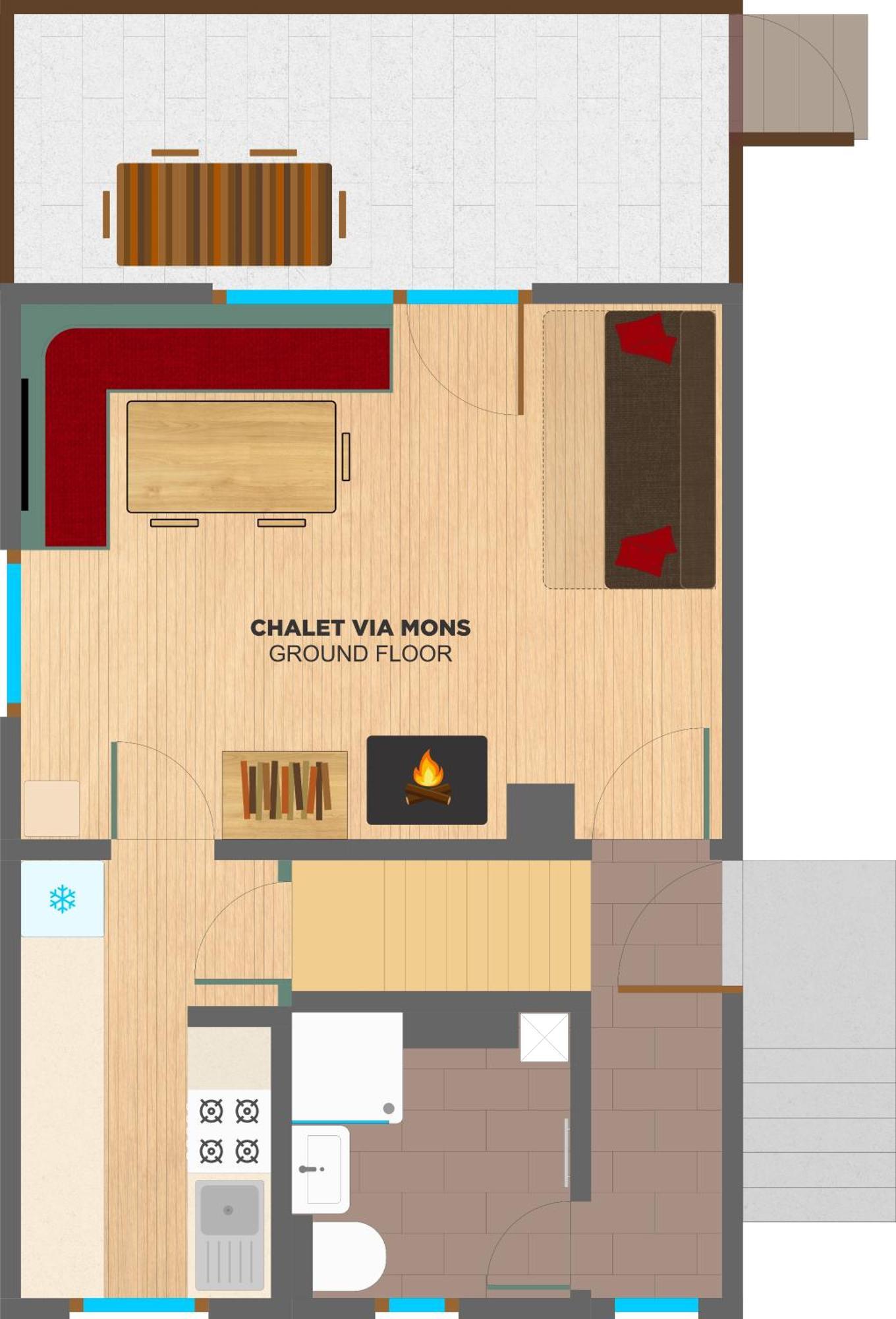 Chalet Via Mons Мойстрана Экстерьер фото